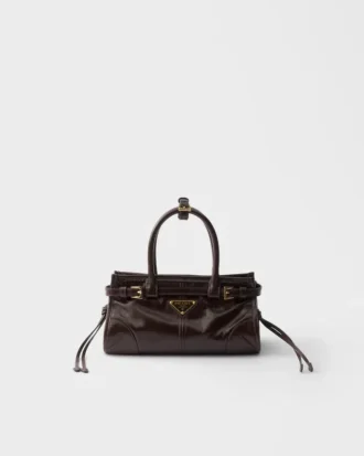 Bolso mini de piel Bonnie de Prada