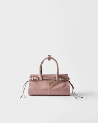 Bolso mini de piel Bonnie de Prada