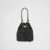 Bolso mini de satén con cristales Bolso mini de satén con cristales