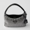 Bolso mini de satén con cristales de Prada, Re-Edition Bolso mini de satén con cristales de Prada, Re-Edition