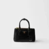 Bolso mini Prada Galleria de piel Saffiano charolada Bolso mini Prada Galleria de piel Saffiano charolada