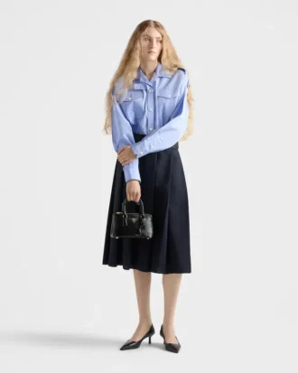Bolso mini Prada Galleria de piel Saffiano charolada