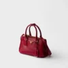 Bolso mini Prada Galleria de piel Saffiano charolada Bolso mini Prada Galleria de piel Saffiano charolada