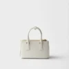 Bolso mini Prada Galleria de piel Saffiano charolada Bolso mini Prada Galleria de piel Saffiano charolada