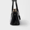 Bolso mini Prada Galleria de piel Saffiano charolada Bolso mini Prada Galleria de piel Saffiano charolada