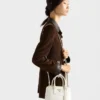 Bolso mini Prada Galleria de piel Saffiano charolada Bolso mini Prada Galleria de piel Saffiano charolada
