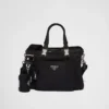 Bolso para mascotas de Re-Nylon y cuero Saffiano Bolso para mascotas de Re-Nylon y cuero Saffiano