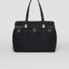 Bolso para mascotas de Re-Nylon y cuero Saffiano Bolso para mascotas de Re-Nylon y cuero Saffiano