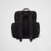 Bolso para mascotas de Re-Nylon y cuero Saffiano Bolso para mascotas de Re-Nylon y cuero Saffiano