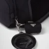 Bolso para mascotas de Re-Nylon y cuero Saffiano Bolso para mascotas de Re-Nylon y cuero Saffiano