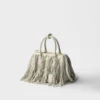 Bolso pequeño de cuero con flecos Prada Galleria Bolso pequeño de cuero con flecos Prada Galleria