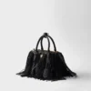 Bolso pequeño de cuero con flecos Prada Galleria Bolso pequeño de cuero con flecos Prada Galleria