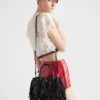Bolso pequeño de cuero con flecos Prada Galleria Bolso pequeño de cuero con flecos Prada Galleria