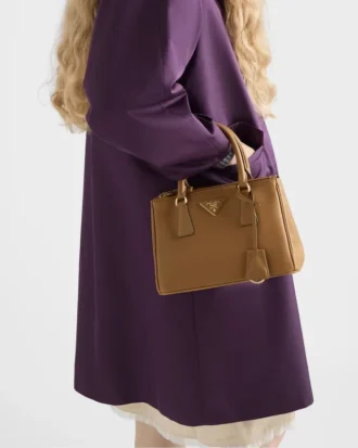Bolso pequeño de cuero Prada Galleria