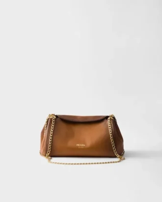 Bolso pequeño de cuero Prada Tumulte