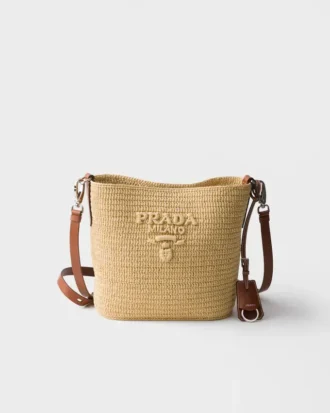 Bolso pequeño de ganchillo y cuero Bolso pequeño de ganchillo y cuero
