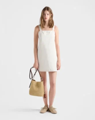 Bolso pequeño de ganchillo y cuero Bolso pequeño de ganchillo y cuero