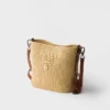 Bolso pequeño de ganchillo y cuero Bolso pequeño de ganchillo y cuero