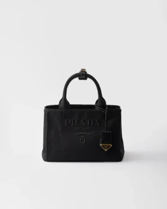 Bolso pequeño de lona de algodón Prada Jardiniare