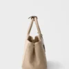Bolso pequeño de lona de algodón Prada Jardiniare Bolso pequeño de lona de algodón Prada Jardiniare