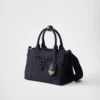 Bolso pequeño de lona de algodón Prada Jardiniare Bolso pequeño de lona de algodón Prada Jardiniare