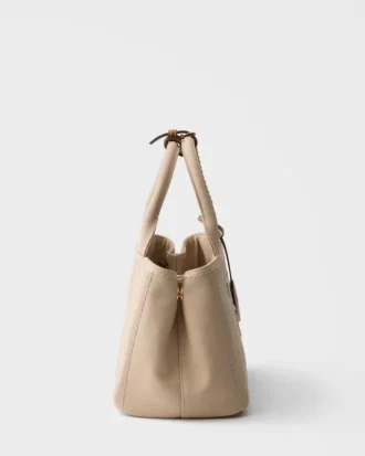 Bolso pequeño de lona de algodón Prada Jardiniare