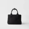 Bolso pequeño de lona de algodón Prada Jardiniare Bolso pequeño de lona de algodón Prada Jardiniare