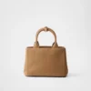 Bolso pequeño de lona de algodón Prada Jardiniare Bolso pequeño de lona de algodón Prada Jardiniare