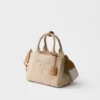 Bolso pequeño de lona de algodón Prada Jardiniare Bolso pequeño de lona de algodón Prada Jardiniare