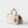 Bolso pequeño de mezcla de lino Prada Jardiniare Bolso pequeño de mezcla de lino Prada Jardiniare