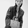 Bolso pequeño de piel de avestruz Prada Galleria Bolso pequeño de piel de avestruz Prada Galleria