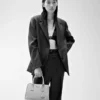 Bolso pequeño de piel de avestruz Prada Galleria Bolso pequeño de piel de avestruz Prada Galleria