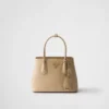 Bolso pequeño doble de piel Saffiano de Prada Double Bolso pequeño doble de piel Saffiano de Prada Double