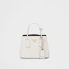 Bolso pequeño doble de piel Saffiano de Prada Double Bolso pequeño doble de piel Saffiano de Prada Double