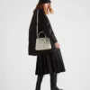 Bolso pequeño doble de piel Saffiano de Prada Double Bolso pequeño doble de piel Saffiano de Prada Double