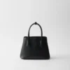 Bolso pequeño doble de piel Saffiano de Prada Double Bolso pequeño doble de piel Saffiano de Prada Double