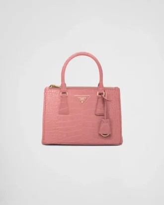 Bolso pequeño Prada Galleria de piel de cocodrilo Bolso pequeño Prada Galleria de piel de cocodrilo