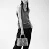Bolso pequeño Prada Galleria de piel de pitón Bolso pequeño Prada Galleria de piel de pitón