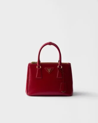 Bolso pequeño Prada Galleria de piel Saffiano charolada