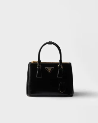 Bolso pequeño Prada Galleria de piel Saffiano charolada