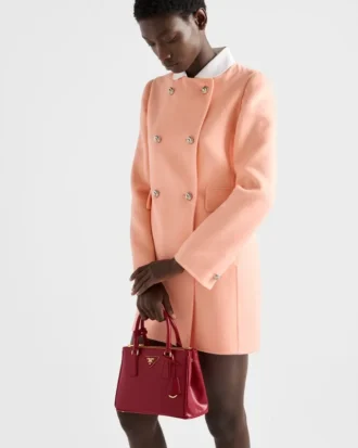 Bolso pequeño Prada Galleria de piel Saffiano charolada