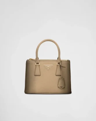 Bolso pequeño Prada Galleria de piel Saffiano Ombra