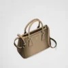 Bolso pequeño Prada Galleria de piel Saffiano Ombra Bolso pequeño Prada Galleria de piel Saffiano Ombra