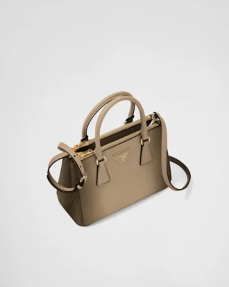 Bolso pequeño Prada Galleria de piel Saffiano Ombra