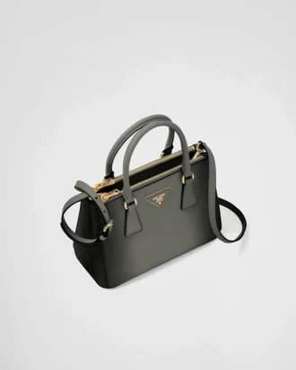 Bolso pequeño Prada Galleria de piel Saffiano Ombra