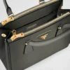 Bolso pequeño Prada Galleria de piel Saffiano Ombra Bolso pequeño Prada Galleria de piel Saffiano Ombra