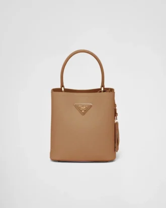 Bolso pequeño Prada Panier de piel Saffiano Bolso pequeño Prada Panier de piel Saffiano