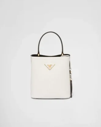 Bolso pequeño Prada Panier de piel Saffiano Bolso pequeño Prada Panier de piel Saffiano