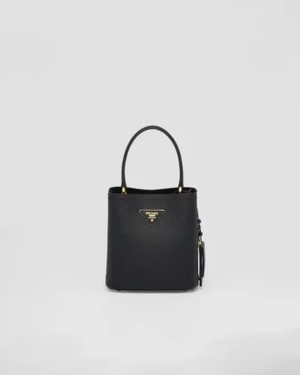 Bolso pequeño Prada Panier de piel Saffiano Bolso pequeño Prada Panier de piel Saffiano