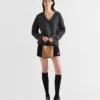 Bolso pequeño Prada Panier de piel Saffiano Bolso pequeño Prada Panier de piel Saffiano